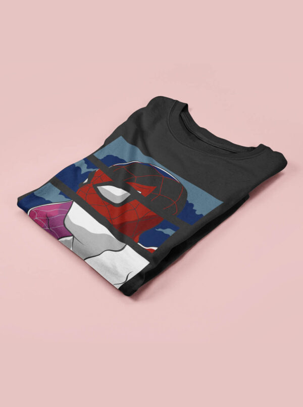Miles Morales and Spider-Gwen T-Shirt – Into the Spider-Verse Style