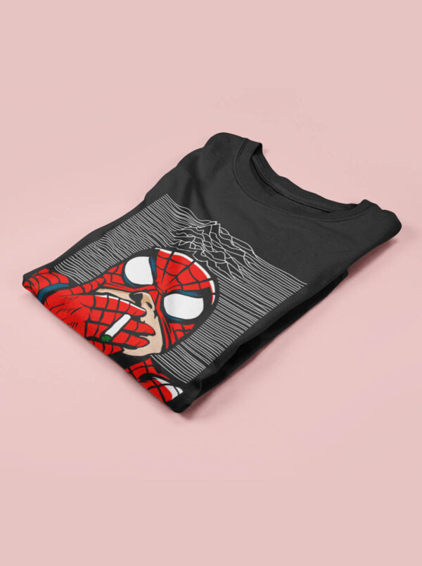 Spiderman Unknown Pleasures T-Shirt – Joy Division Comic Mashup
