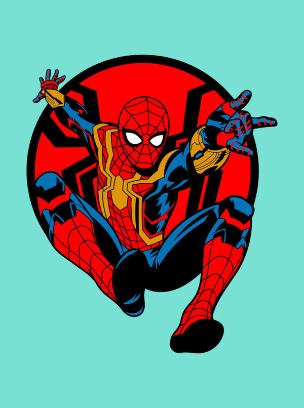 Spider Man Iron Spider T Shirt – Armored Suit Marvel Tee - Image 4