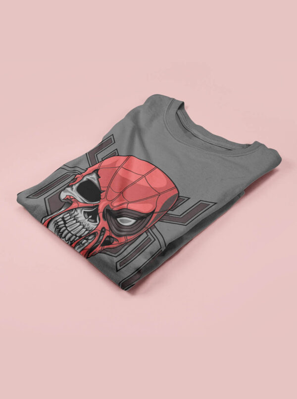 Skull Spider-Man T-Shirt – Dark Hero Edition for Marvel Fans