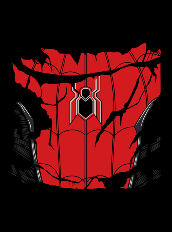 Symbiote Attack Spider-Man T-Shirt – Shattered Web Edition
