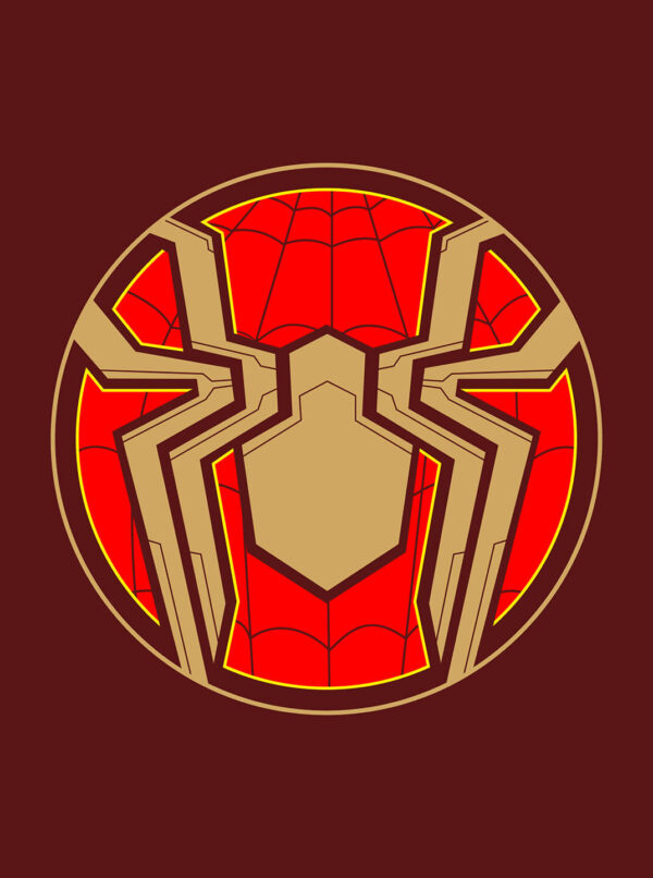 Red Iron Spider T-Shirt – Bold Avenger Suit Graphic