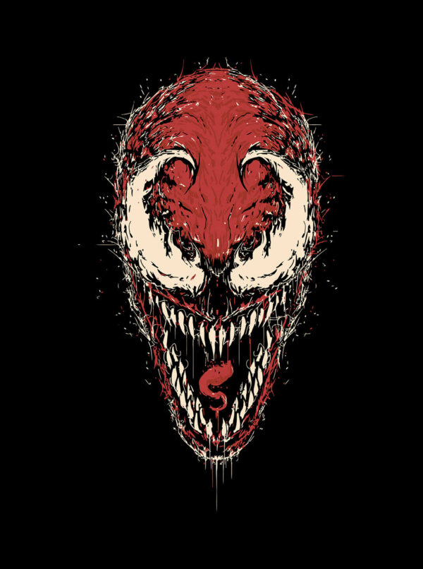 Carnage Shirt – Fearsome Red Symbiote Graphic Tee