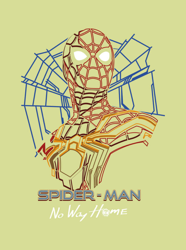 Spider-Man: No Way Home T-Shirt – Yellow Iron Suit Design