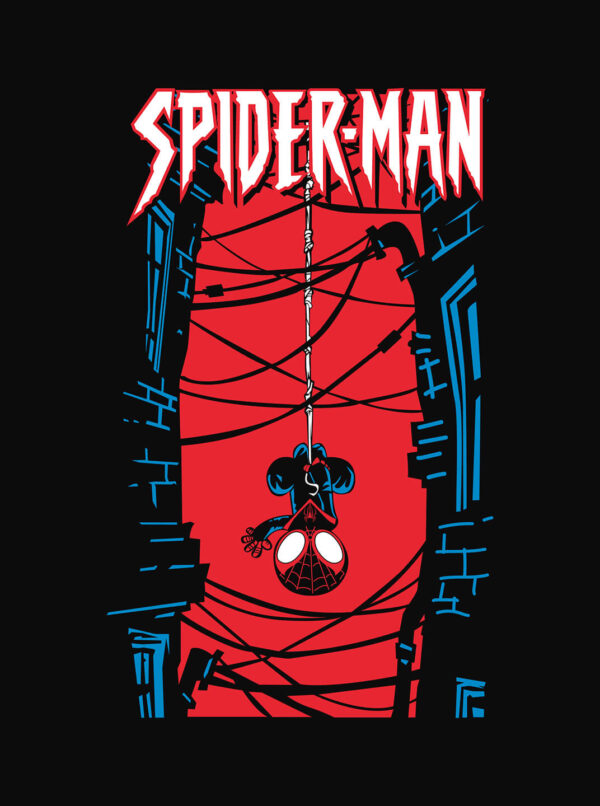 Miles Morales Spider Man T Shirt – Hanging Hero Graphic Tee