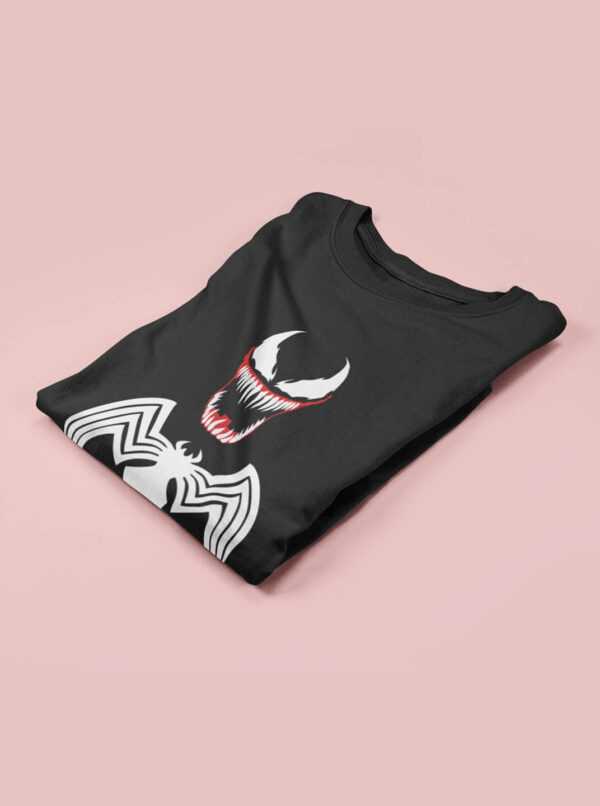 Venom Face Logo T-Shirt – Bold Symbiote Emblem Tee