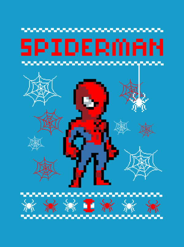 8-Bit Pixel Spider-Man T-Shirt – Retro Gaming Vibes in Superhero Style