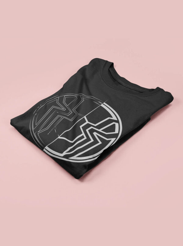 Spider-Man Symbol Shirt – Minimalist Monochrome Edition