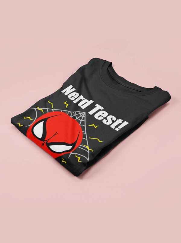 Nerd Test Spider-Man T-Shirt – Comic Fun for True Fans