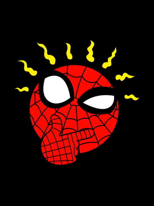 Spiderman T-Shirt Men – Funny Emoji Design