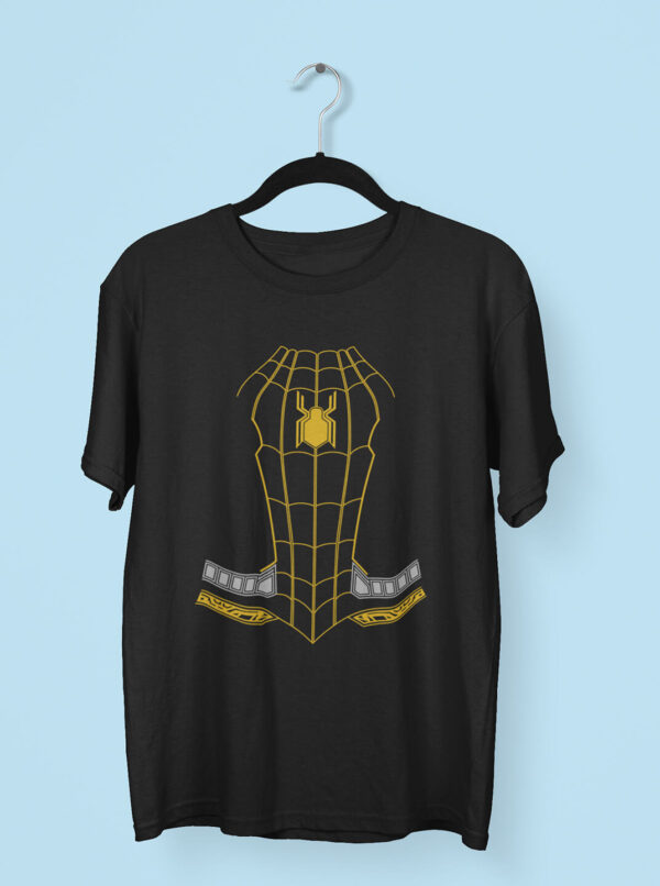 Black and Gold Spider-Man T-Shirt – No Way Home Suit Inspired