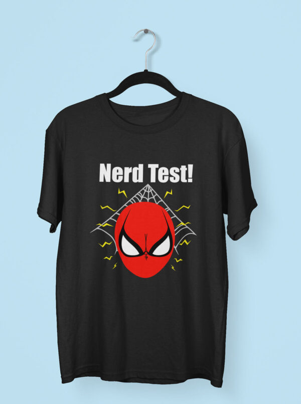 Nerd Test Spider-Man T-Shirt – Comic Fun for True Fans