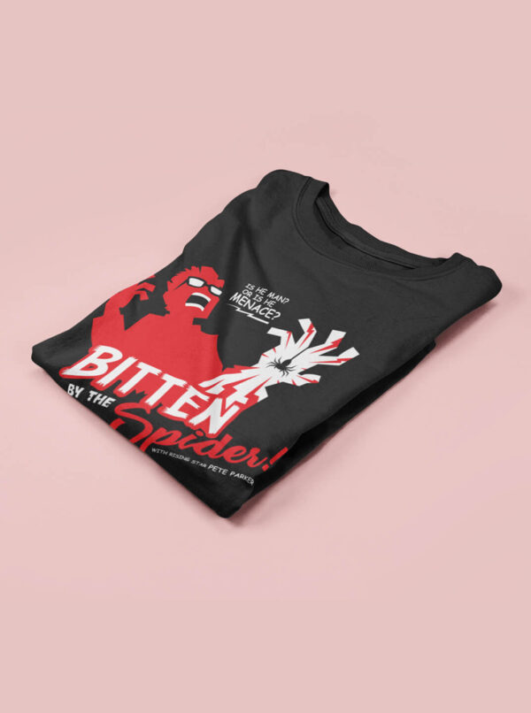 Bitten By The Spider T-Shirt – Comic-Inspired Origin Story Tee