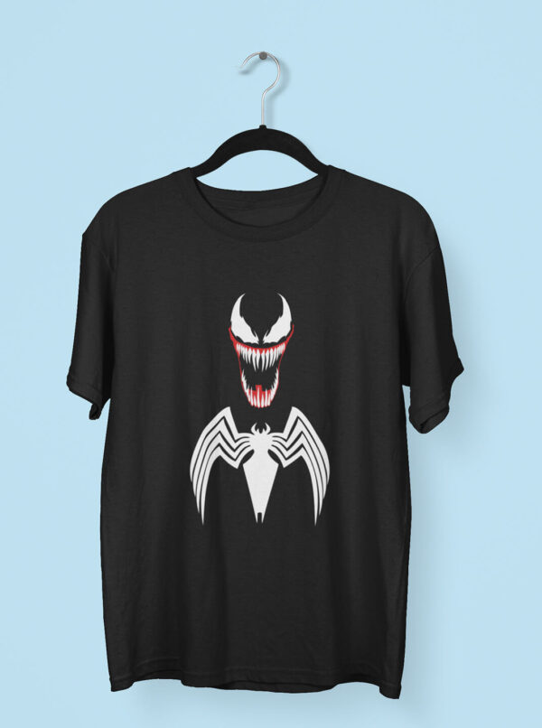 Venom Face Logo T-Shirt – Bold Symbiote Emblem Tee