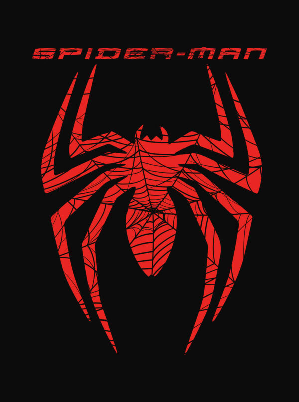 Spider Emblem T-Shirt – Bold Red Symbol Tee for Fans