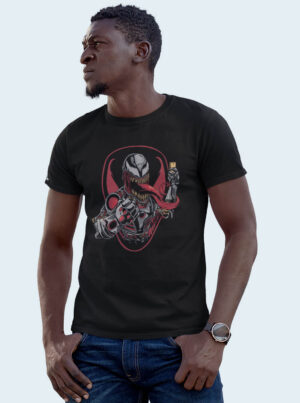 Cyber Venom T Shirt – Futuristic Symbiote Tech Fusion