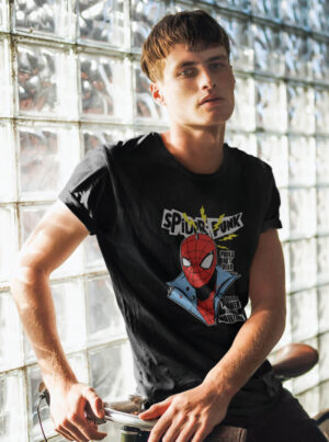 Spider Punk T Shirt – Marvel Rebel Style for True Fans