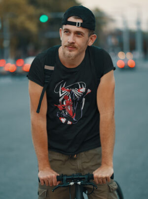 Insomniac Spider Man T Shirt – Swing into Action in Style