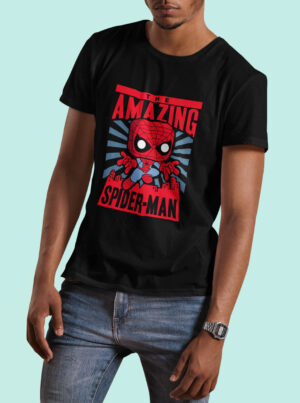 The Amazing Spider-Man T-Shirt – Classic Hero in Chibi Style