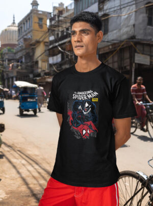 Venom Returns vs Spiderman Comic Tee – Classic Showdown