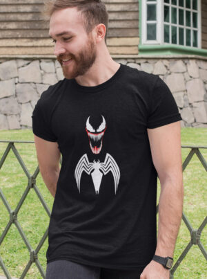 Venom Face Logo T-Shirt – Bold Symbiote Emblem Tee