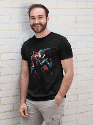 Marvel's Spider Man Miles Morales T Shirt – Action Ink Splash Edition