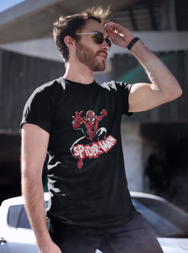 Retro Spider Man T Shirt – Classic Comic Style Marvel Tee