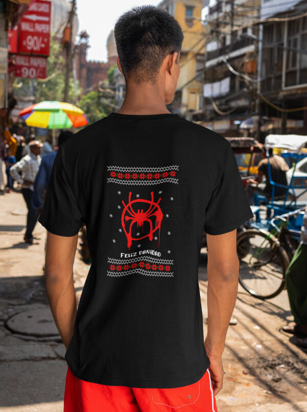Miles Morales Logo Shirt – Feliz Navidad Special Edition