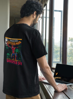 Spider-Man vs Sinister Six T-Shirt – Classic Marvel Comic Cover Tee