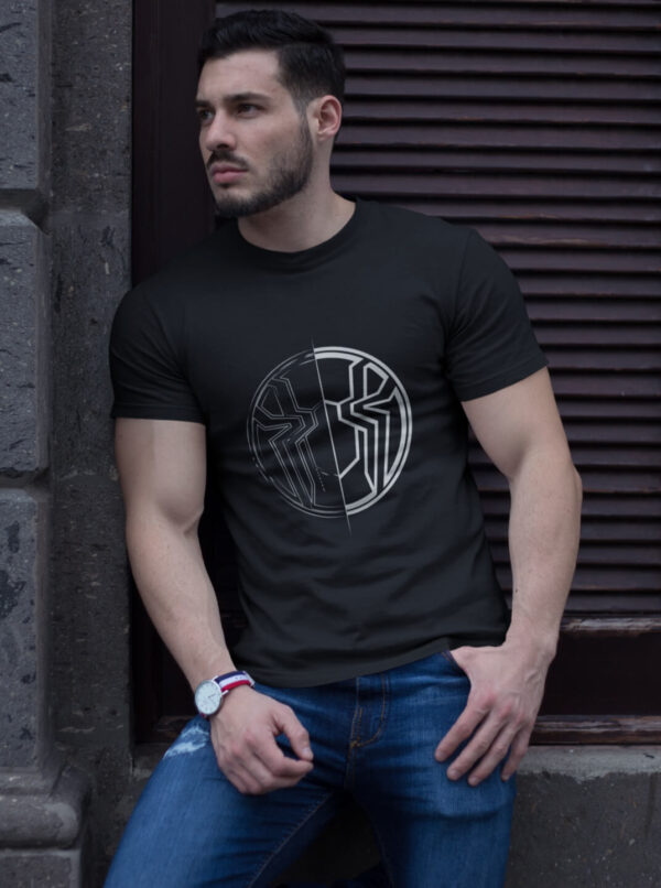 Spider-Man Symbol Shirt – Minimalist Monochrome Edition