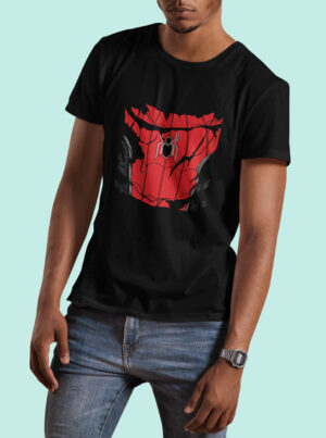 Symbiote Attack Spider-Man T-Shirt – Shattered Web Edition