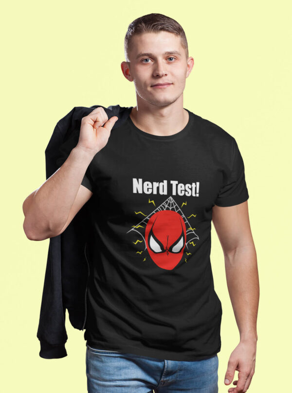 Nerd Test Spider-Man T-Shirt – Comic Fun for True Fans
