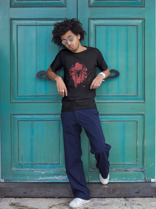 Spiderman T Shirt – Red Symbol Graphic Tee for Marvel Fans