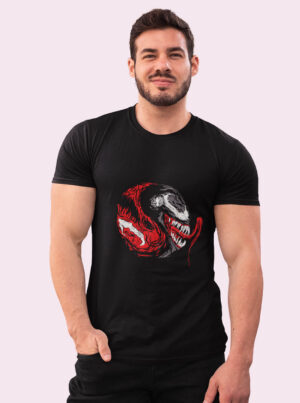 Venom vs Carnage T-Shirt – Symbiote Showdown Graphic Tee