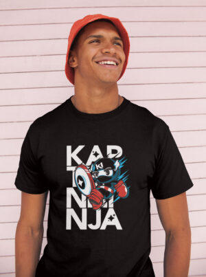 Captain Ninja Shield T-Shirt – Superhero Meets Stealth Style