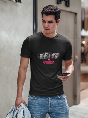 Marvel Guardians of the Galaxy T-Shirt – Official Team Artwork Tee