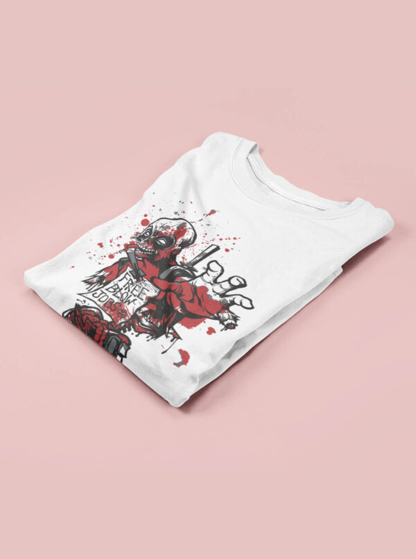 Zombie Deadpool T-Shirt – Grunge Marvel Antihero Graphic