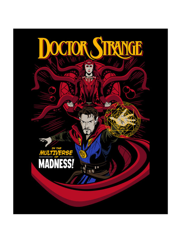 Doctor Strange Multiverse of Madness T-Shirt – Marvel Sorcery Graphic Tee - Image 4