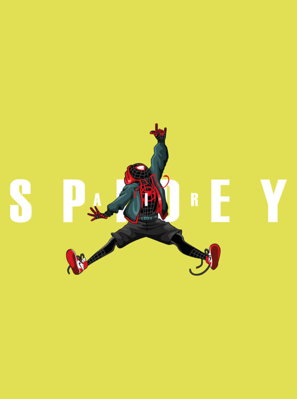 Miles Morales Jump T-Shirt – Spidey Leap Streetwear Tee