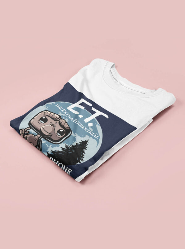 E.T. – Phone Home T-Shirt – Retro Sci-Fi Alien Tee