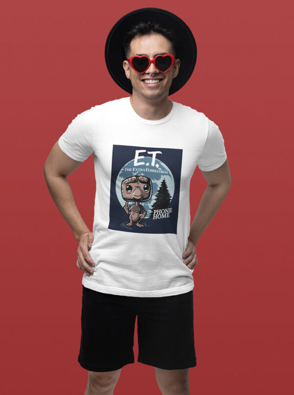E.T. – Phone Home T-Shirt – Retro Sci-Fi Alien Tee