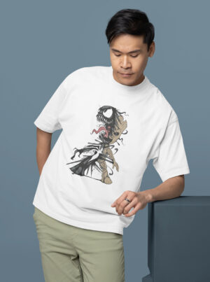 Groot x Venom T-Shirt – Marvel Mashup Symbiote Edition