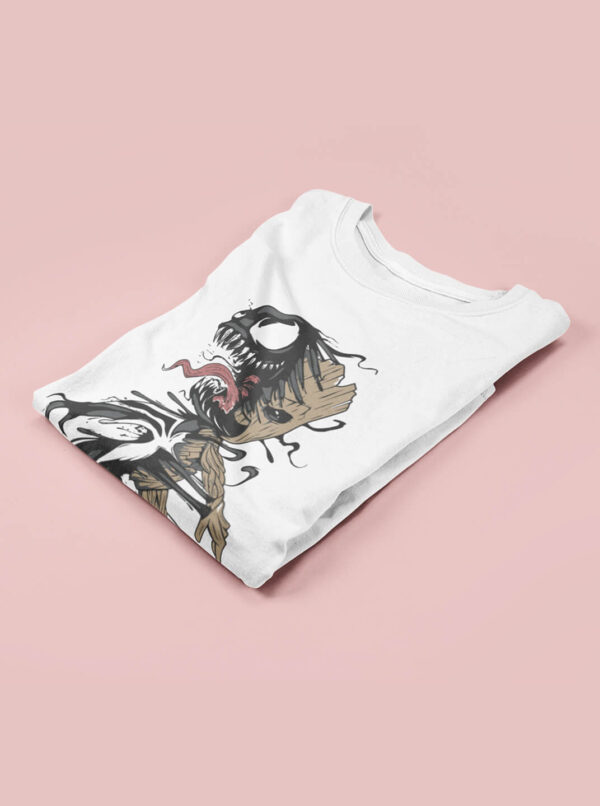 Groot x Venom T-Shirt – Marvel Mashup Symbiote Edition