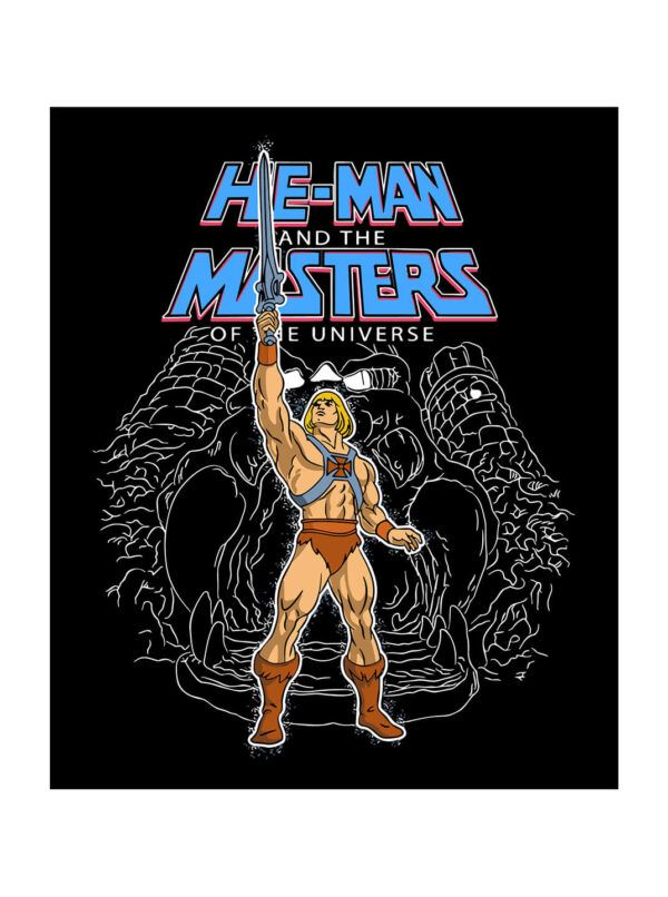 He-Man and the Masters of the Universe T-Shirt – Retro Heroic Design