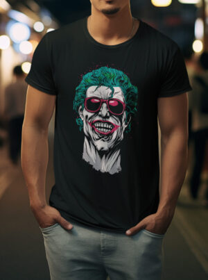 Joker Laugh T Shirt – Retro Style with Bold Attitude