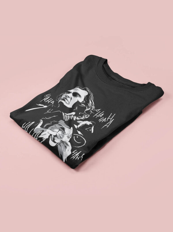 Joker Mood T Shirt – Grunge Style Dual Face Graphic