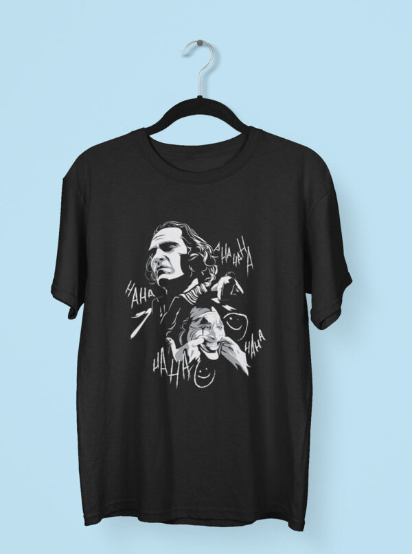 Joker Mood T Shirt – Grunge Style Dual Face Graphic