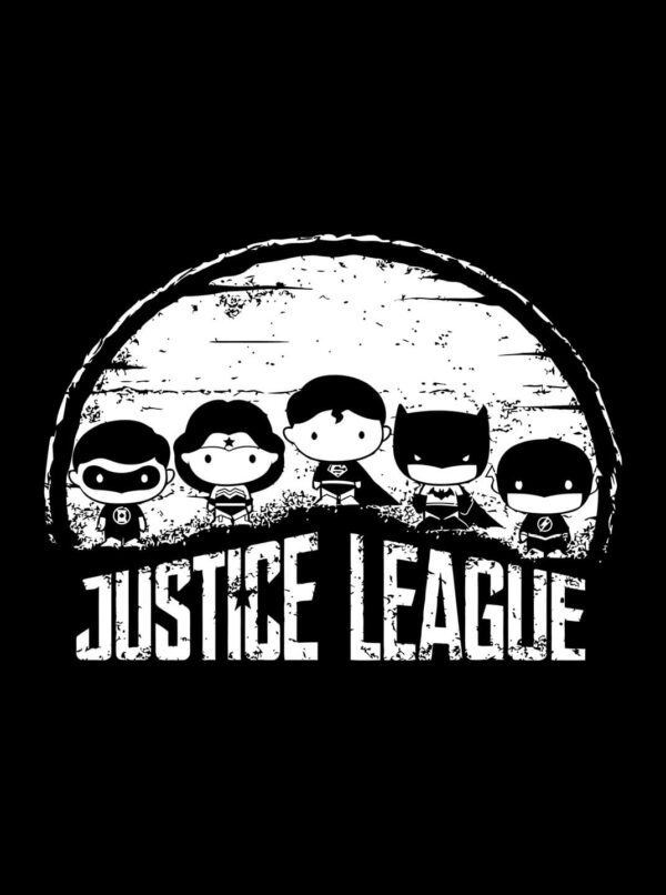 Justice League T Shirt – Cute Cartoon Heroes Graphic Tee