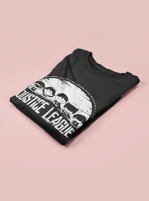 Justice League T Shirt – Cute Cartoon Heroes Graphic Tee