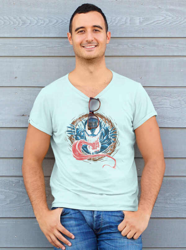 Venom Tee Shirt – Fierce Marvel Symbiote Design for Men
